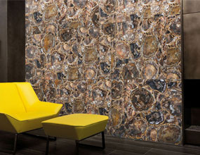 villa Interior Natural Jasper Wall Panel Design