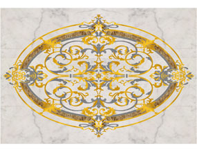 Bianco Carrara Waterjet Tile