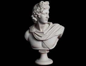 Bulto Redondo Bust Stone Sculpture