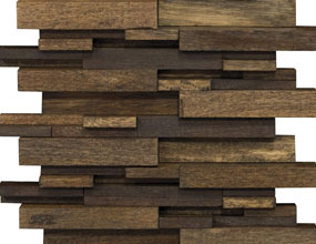 Sstripe Shape Wooden Mosaic