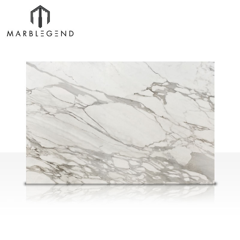 Style Selections Italy Calacatta Vagli Oro White marble Floor and Wall Tile