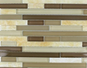 Interlocking Crystal Glass Tile