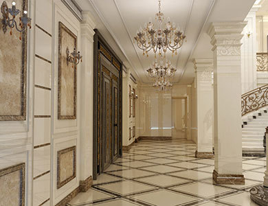 Qatar office building PFM 3d design service