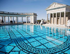 Blue Glass Mosaic Tiles For Hotel Design