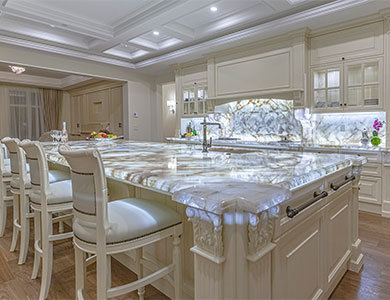 white quartz countertop