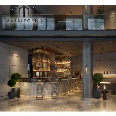 Saudi Arabia contemporary luxurious villa interior design 3D rendering design marble floor interior decor service