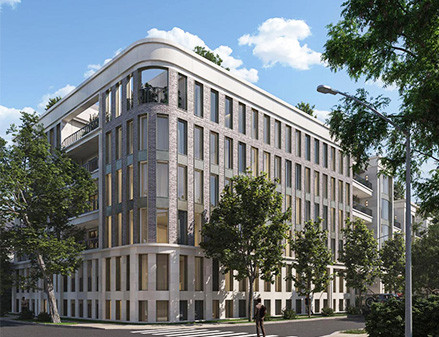 Limestone facade Curtain wall Design