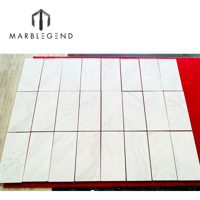 Thin Marble Panels Wholesale Manufacturer Custom Cut 10mm Milano White Marble Tiles For Wall And Flooring