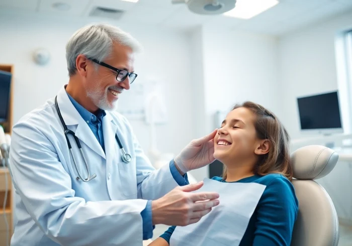 Orthodontist Myrtle Beach providing Invisalign treatment in a modern clinic environment.