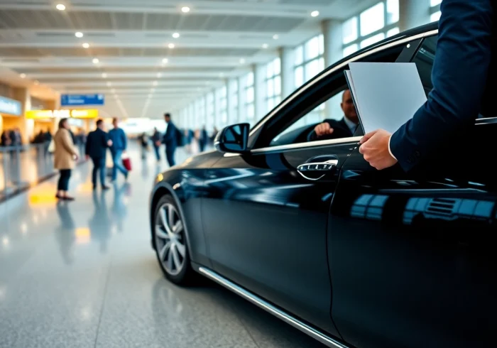 Experience Vancouver airport pick up with a professional driver awaiting arrivals at the airport.